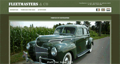 Desktop Screenshot of fleetmasters.be